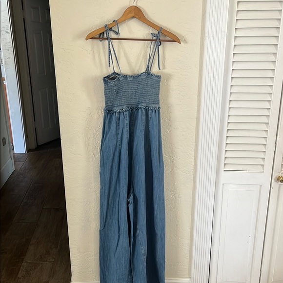 We The Free Blue Jumpsuit M - Picture 2 of 4